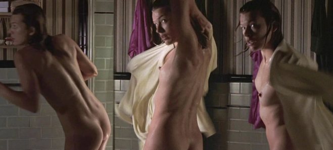 Milla Jovovich shows her butt and her tits in 'No Good Deed'
