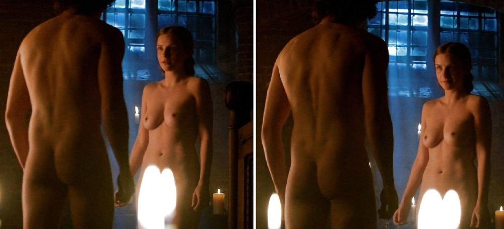 Faye Marsay shows her tits in 'The White Queen' 