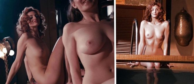 Tamsin Egerton shows her tits in 'The Look of the Love'