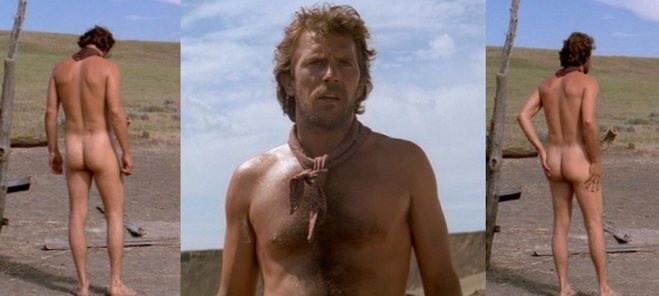 Kevin Costner shows his butt in 'Dances with Wolves'