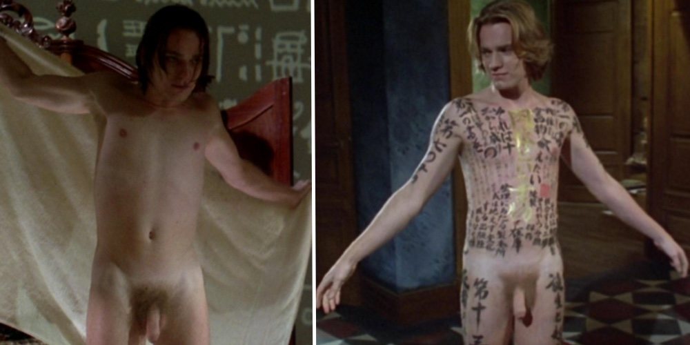 Ewan McGregor shows his penis in 'The Pillow Book'