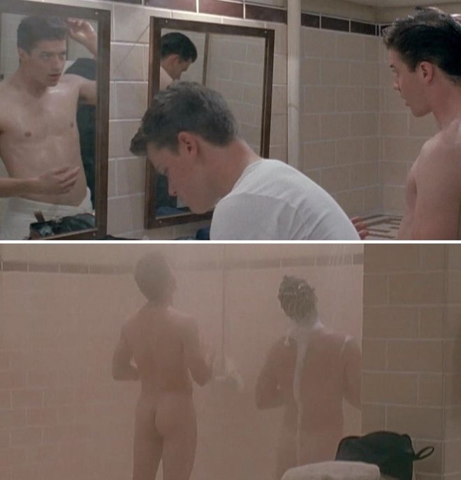 Brendan Fraser shows his butt in 'School Ties'