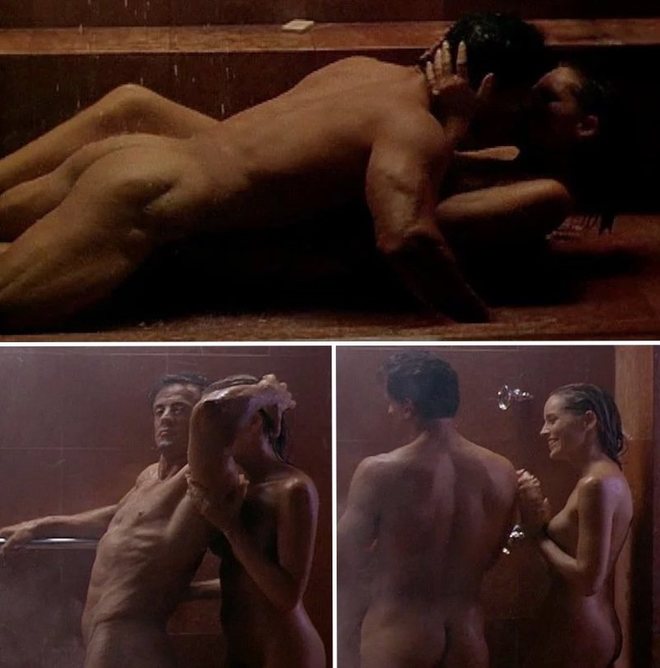 Sylvester Stallone shows his butt in 'The Specialist'