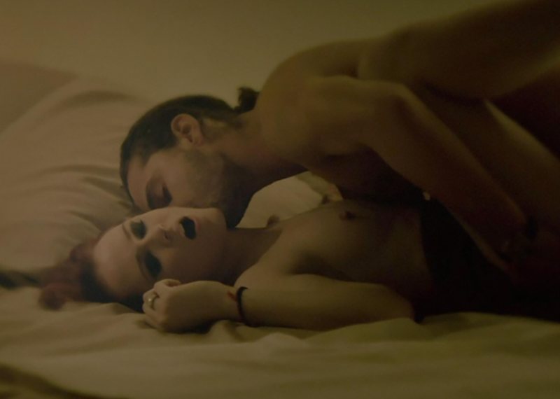 Evan Rachel Wood shows her tits in 'Charlie Countryman'