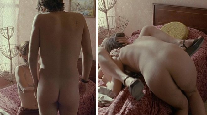 Diego Luna shows his butt in a scene from 'And Your Mother Too'