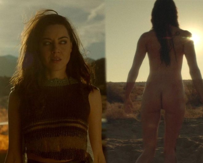 Aubrey Plaza shows her butt in a scene from 'Legion'