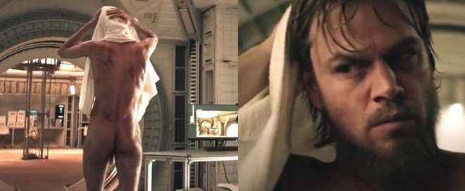 Matt Damon shows his butt in 'The Martian'