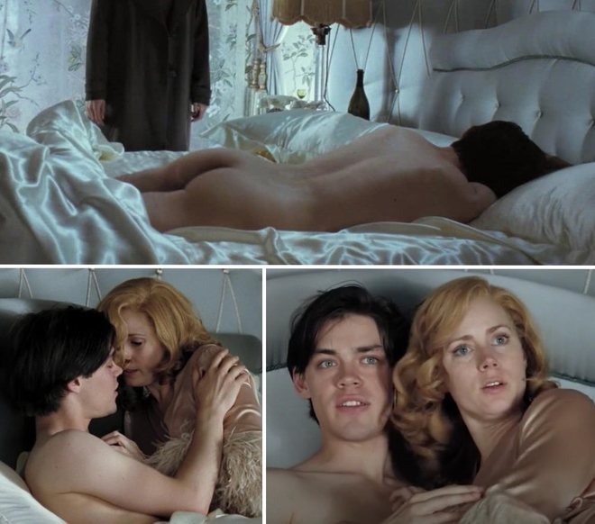 Tom Payne shows his butt in 'Miss Pettigrew Lives for a Day'