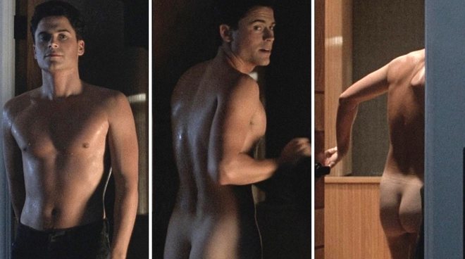 Rob Lowe shows his butt in 'Bad Influence'