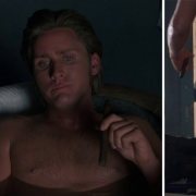 Emilio Estevez shows his butt in 'Young Guns'