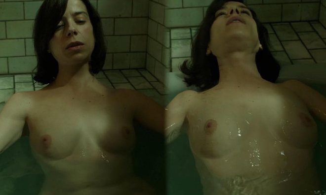 Sally Hawkins shows her tits in 'The Shape of Water'