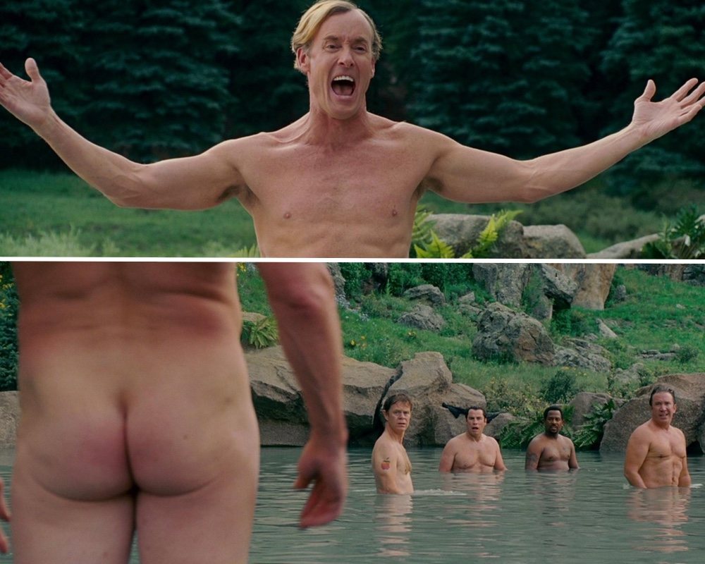 John C. McGinley shows his butt in 'Wild Hogs'
