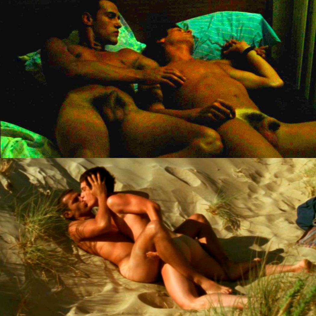 Jérémie Elkaïm and Stéphane Rideau, naked, shows their penis and have gay sex in 'Presque rien'