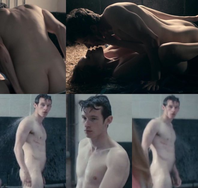 Callum Turner, completely naked, shows his penis and has sex in TV series 'Glue'