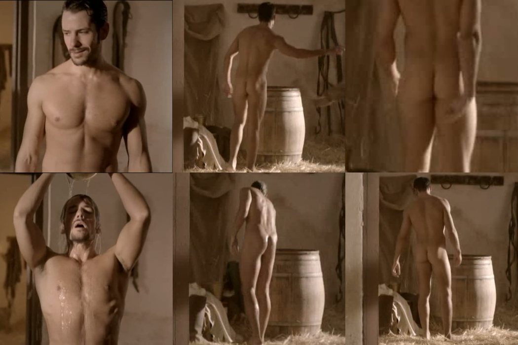 Alejandro Albarracín, naked, shows his butt in 'Tierra de lobos'