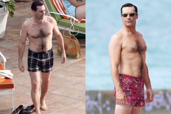 Jon Hamm is shirtless in 'Mad Men'