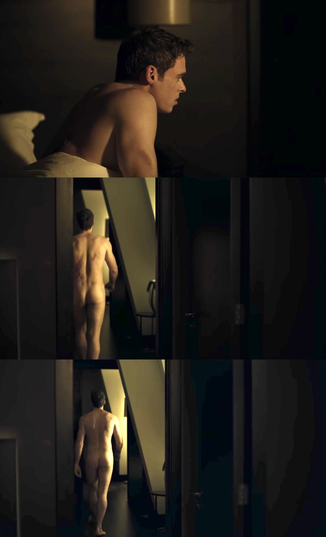 Richard Madden nude in a scene from 'Bodyguard'