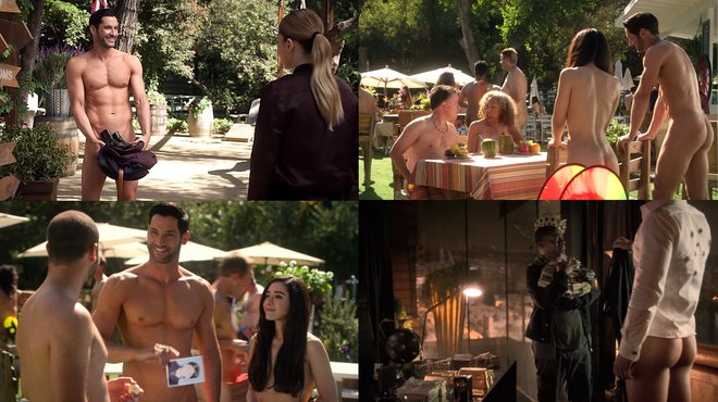 Tom Ellis gets naked a lot in season 4 of 'Lucifer'