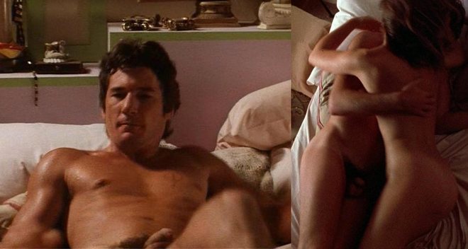 Richard Gere naked shows his penis in 'Breathless'