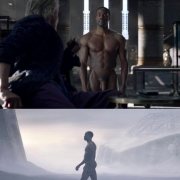 Yahya Abdul-Mateen II naked showing his penis in 'Watchmen'