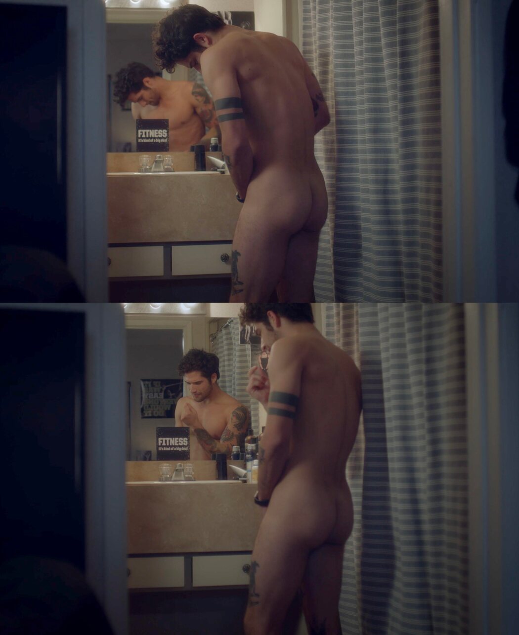 Tyler Posey naked showing his butt in 'Teen Wolf'