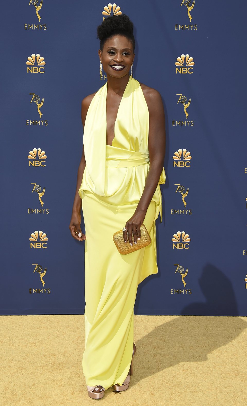 Adina Porter at the Emmys 2018 red carpet