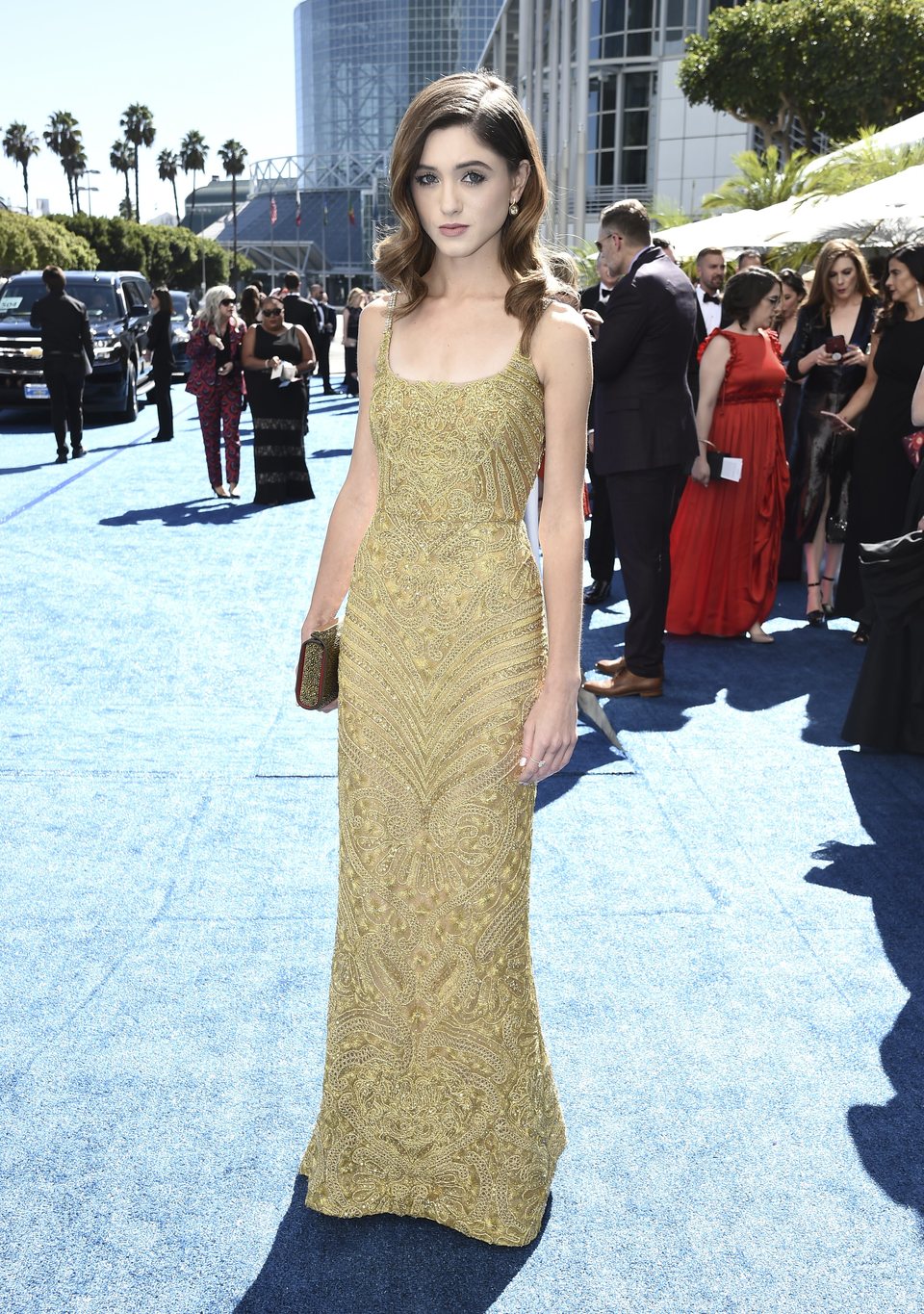 Natalia Dyer at the Emmys 2018 red carpet