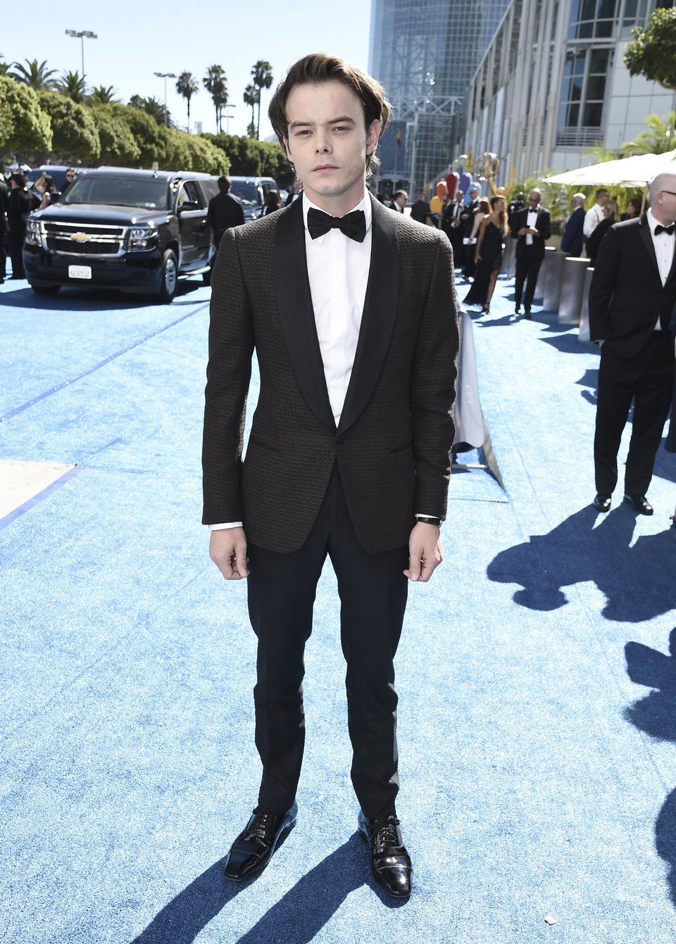 Charlie Heaton at the Emmys 2018 red carpet