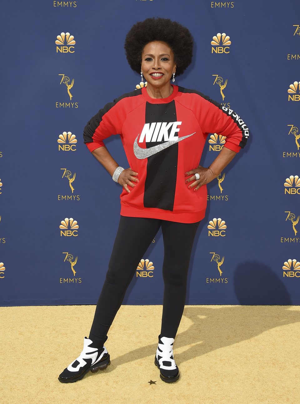 Jenifer Lewis on the red carpet at the Emmys 2018
