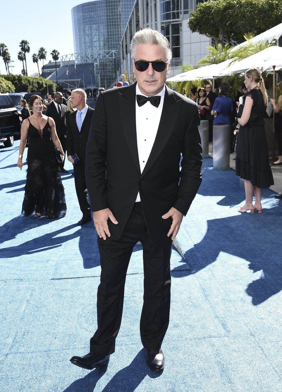 Alec Baldwin on the red carpet at the Emmys 2018