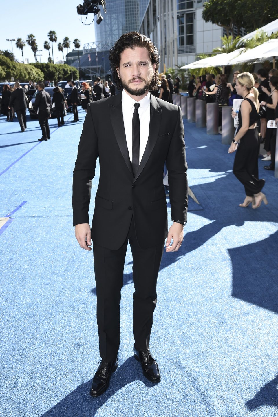 Kit Harington at the Emmys 2018 red carpet
