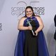 Chrissy Metz with the SAG Award for the 'This Is Us' cast