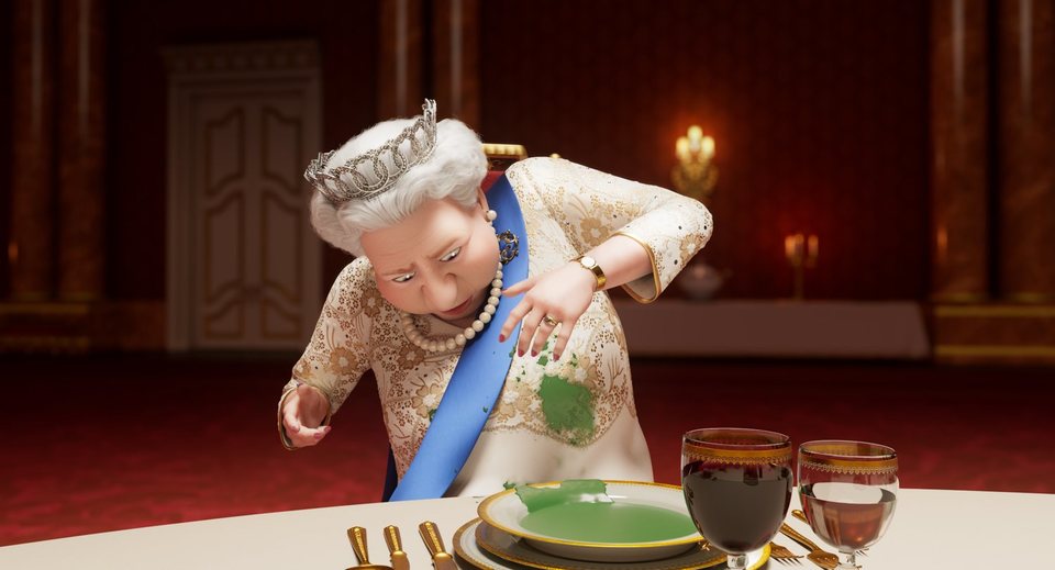 Imagen de la película The Queen's Corgi