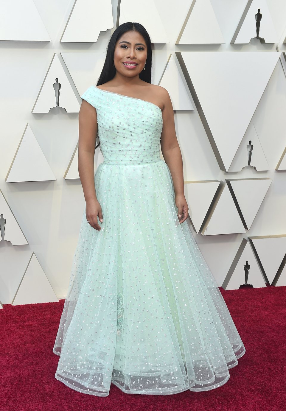 Yalitza Aparicio on the red carpet at the Oscars 2019