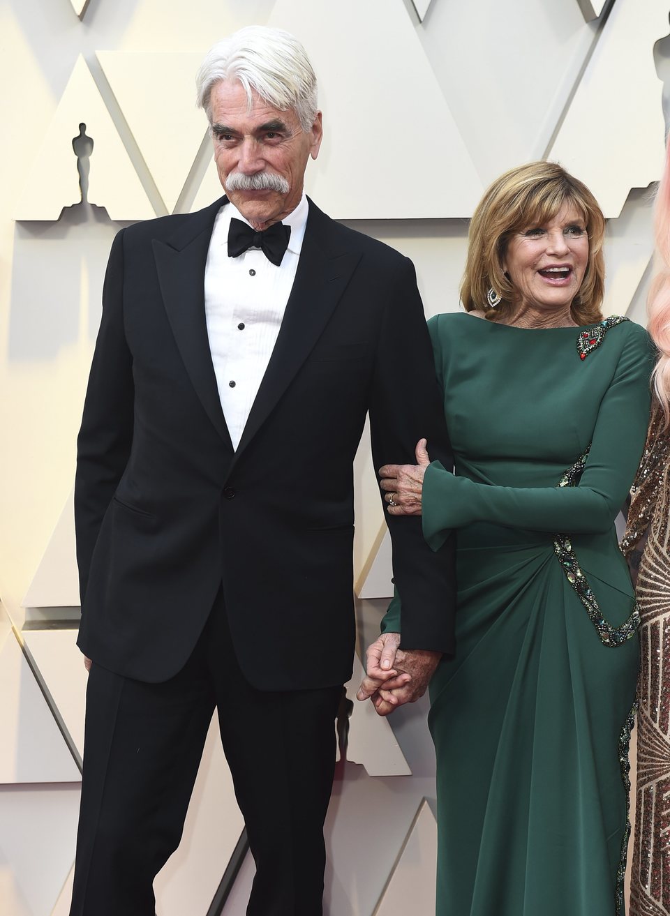 Sam Elliott and Katharine Ross on the red carpet at the Oscars 2019
