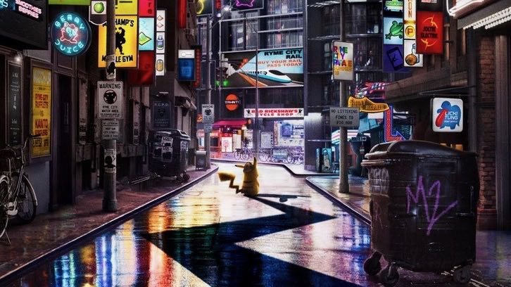Imagen de la película Detective Pikachu