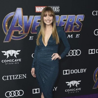 Elizabeth Olsen on the red carpet of 'Avengers: Endgame'