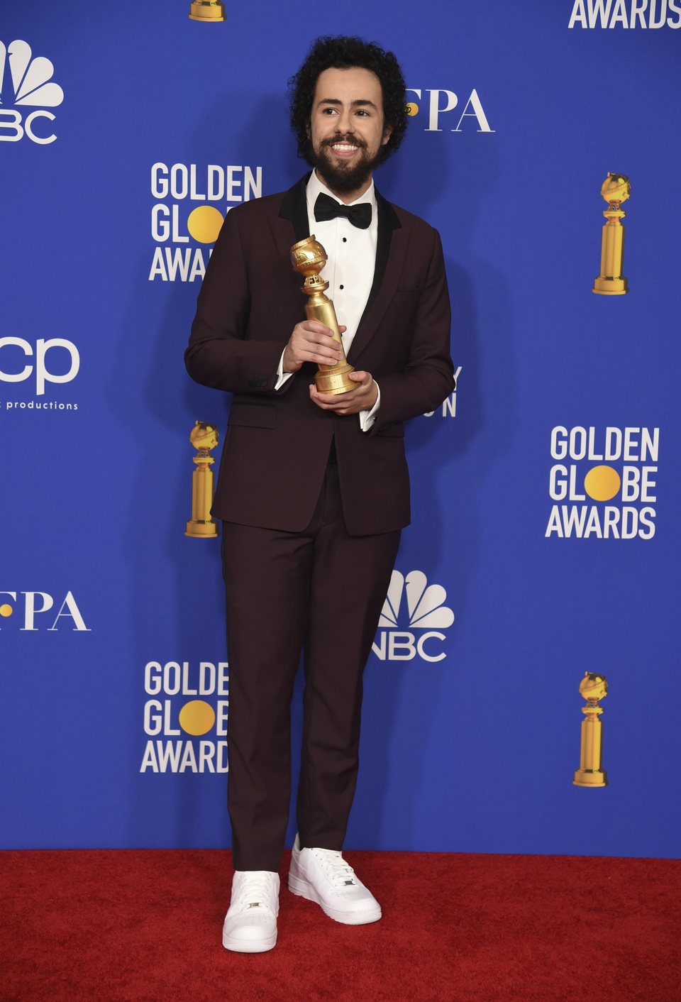 Ramy Youssef wins the Golden Globe for Best Actor in a comedy or musical series