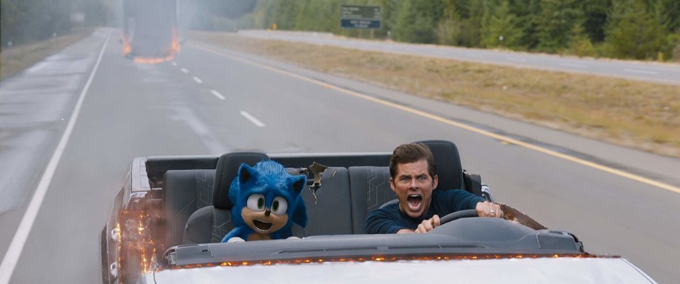 Imagen de la película Sonic the Hedgehog