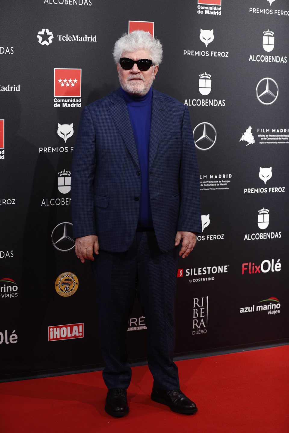 Pedro Almodóvar at the Feroz Awards 2020 red carpet