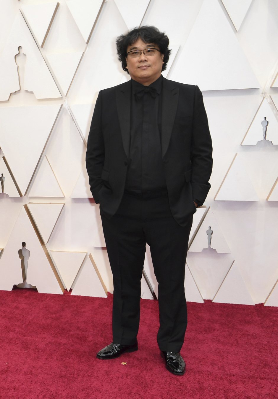 Bong Joon-ho at the red carpet of the Oscar 2020