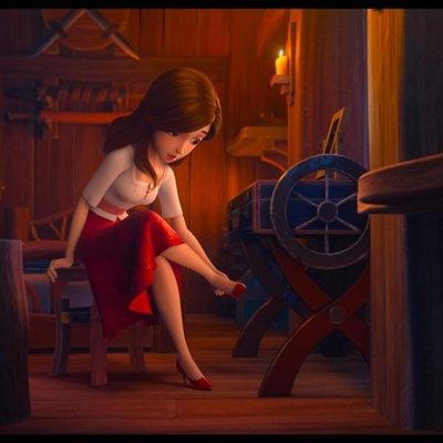 Red Shoes and the Seven Dwarfs