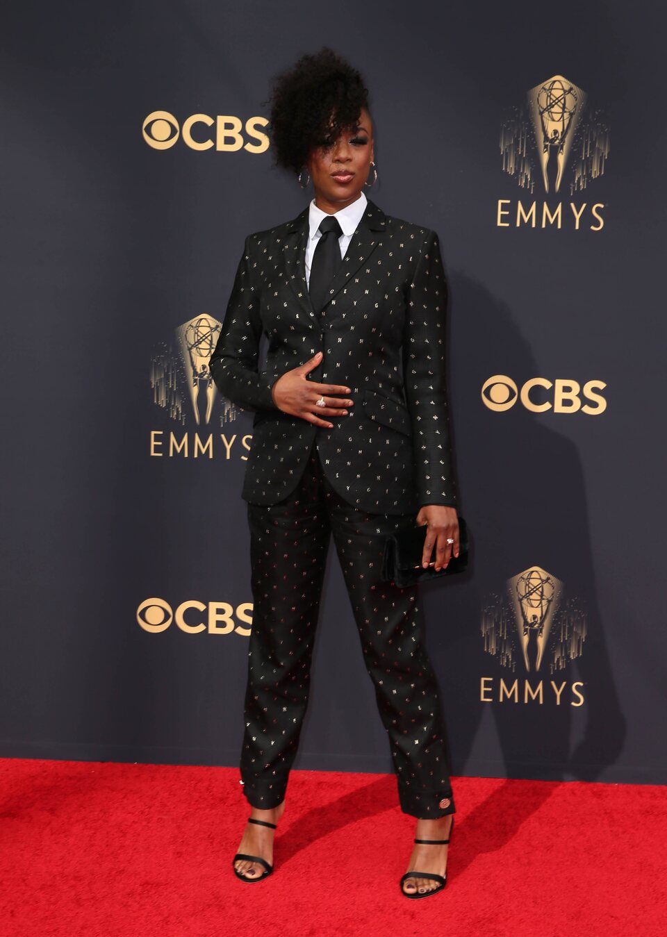 Samira Wiley at the Emmy's 2021 red carpet