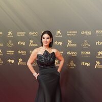 Belen Lopez at the 36 Goya Awards red carpet