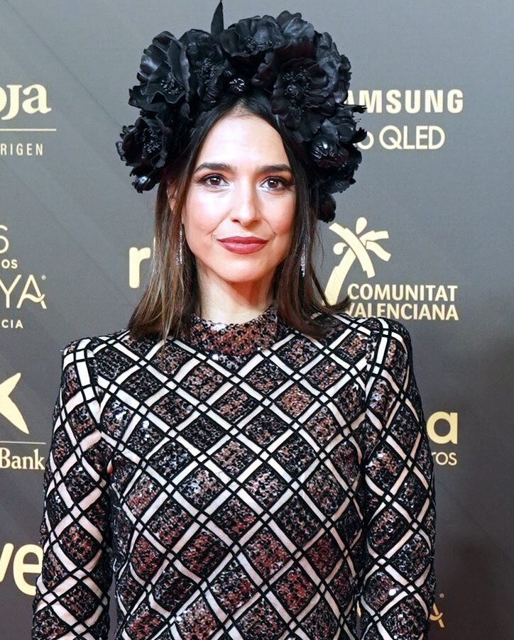 Cristina Brondo at the Goya 2022 red carpet