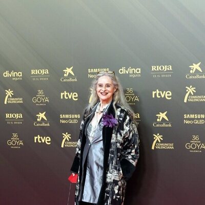 Vicky Peña at the red carpet of the 36h edition of the Goya Awards