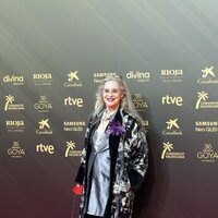 Vicky Peña at the red carpet of the 36h edition of the Goya Awards