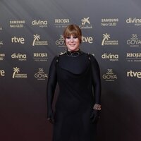 Ángela Cervantes at the Goya 2022 red carpet