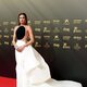 Nieves Álvarez at the red carpet of the 36h edition of the Goya Awards
