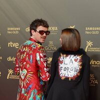 Macarena Gómez y Aldo Comas homenage to Verónica Forqué
